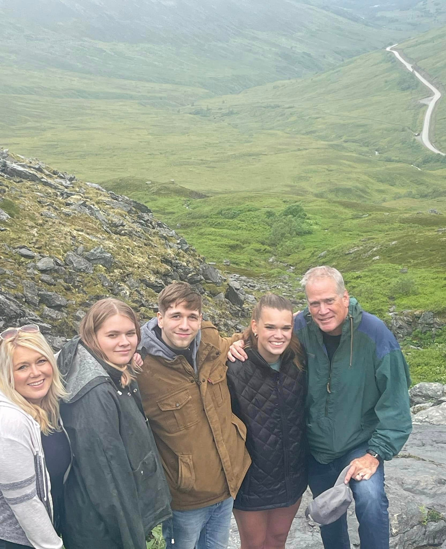 Guests at a Hatcher Pass overlook
