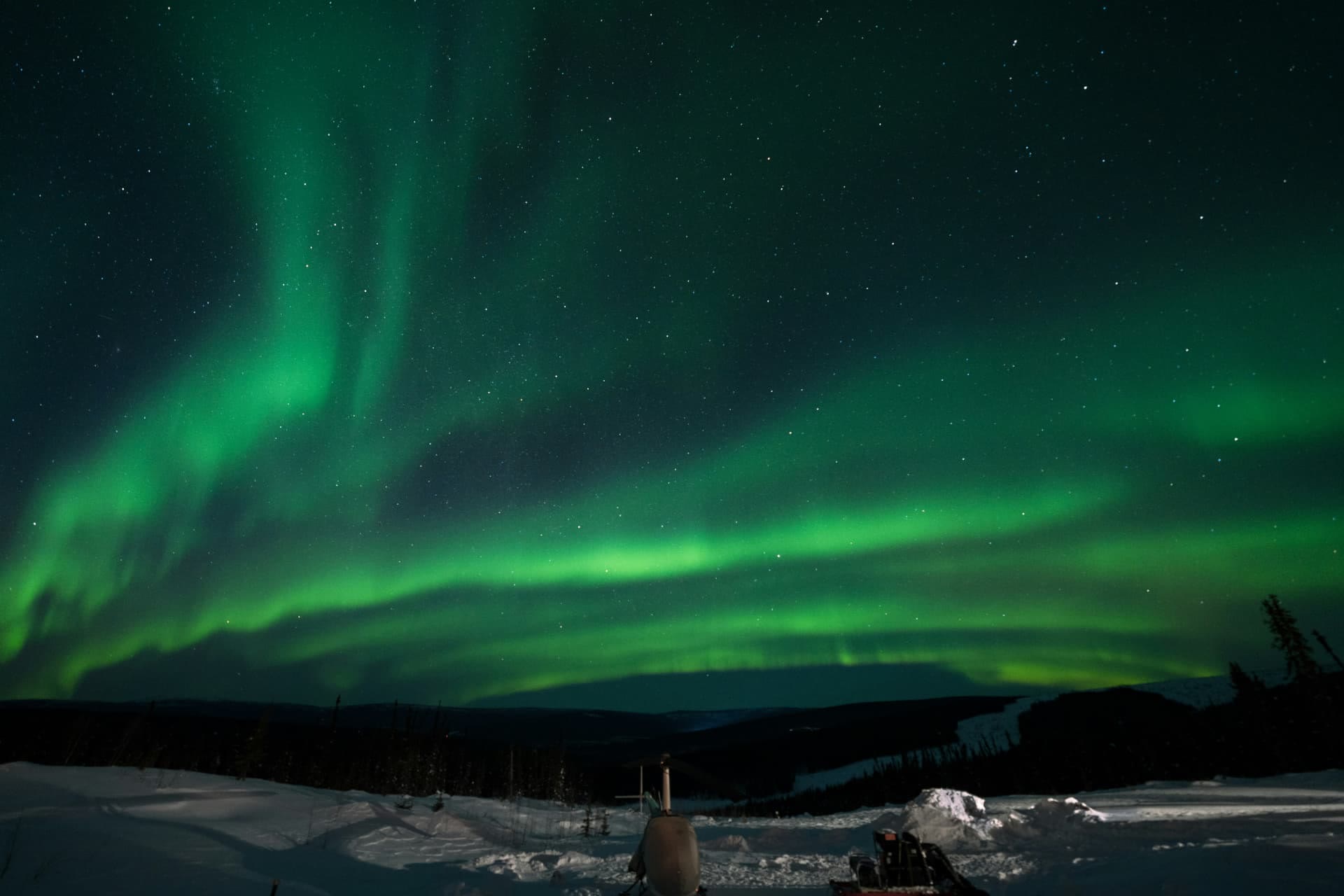 Alaska winter landscape